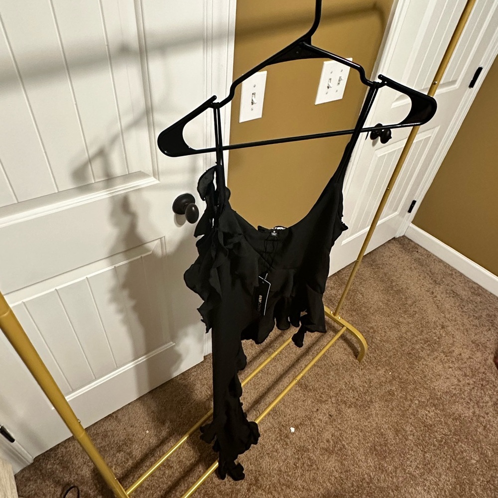 Fashion Nova Divine Feminine Ruffle Top